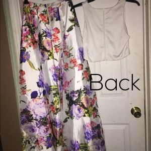 Two piece prom dress size 3